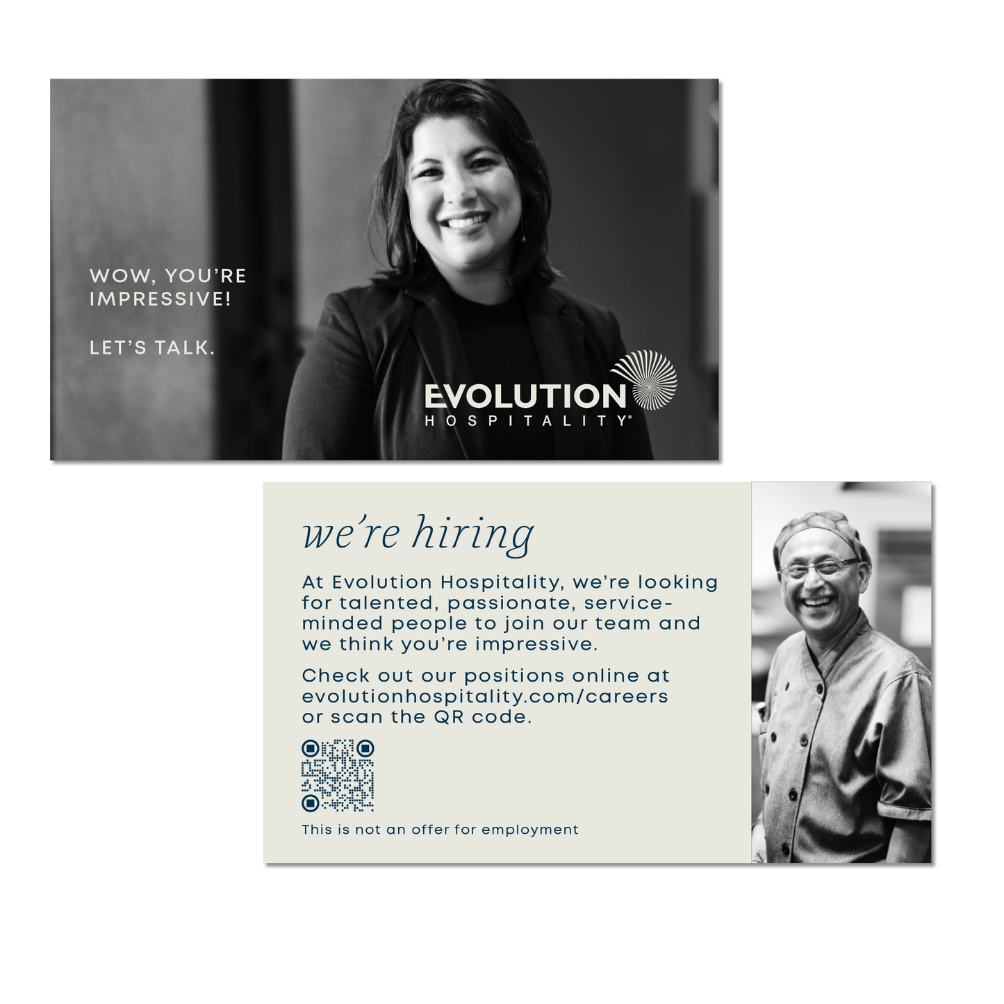 Wow, Let's Talk Hiring Cards