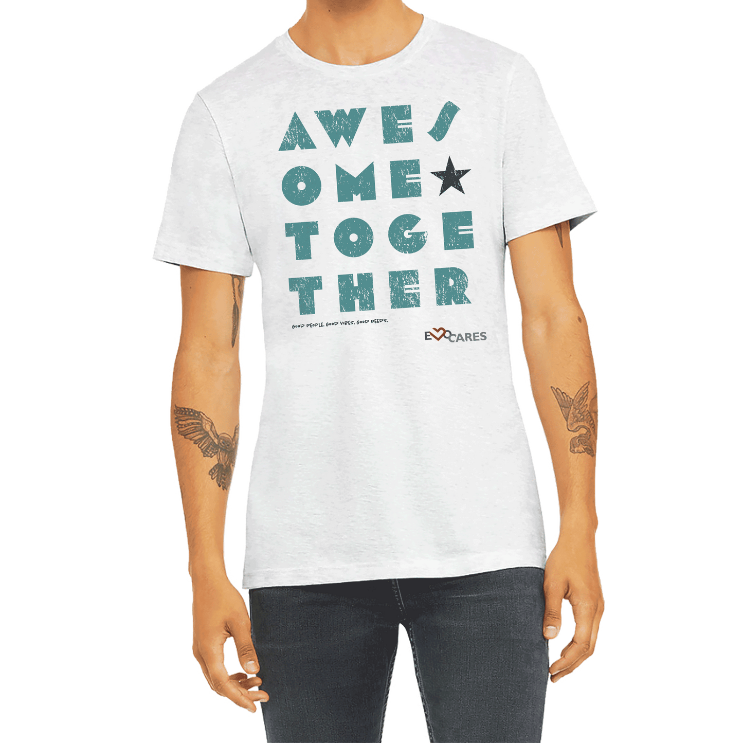 Look Awesome Doing Something Awesome • EvoCares Shirt #2