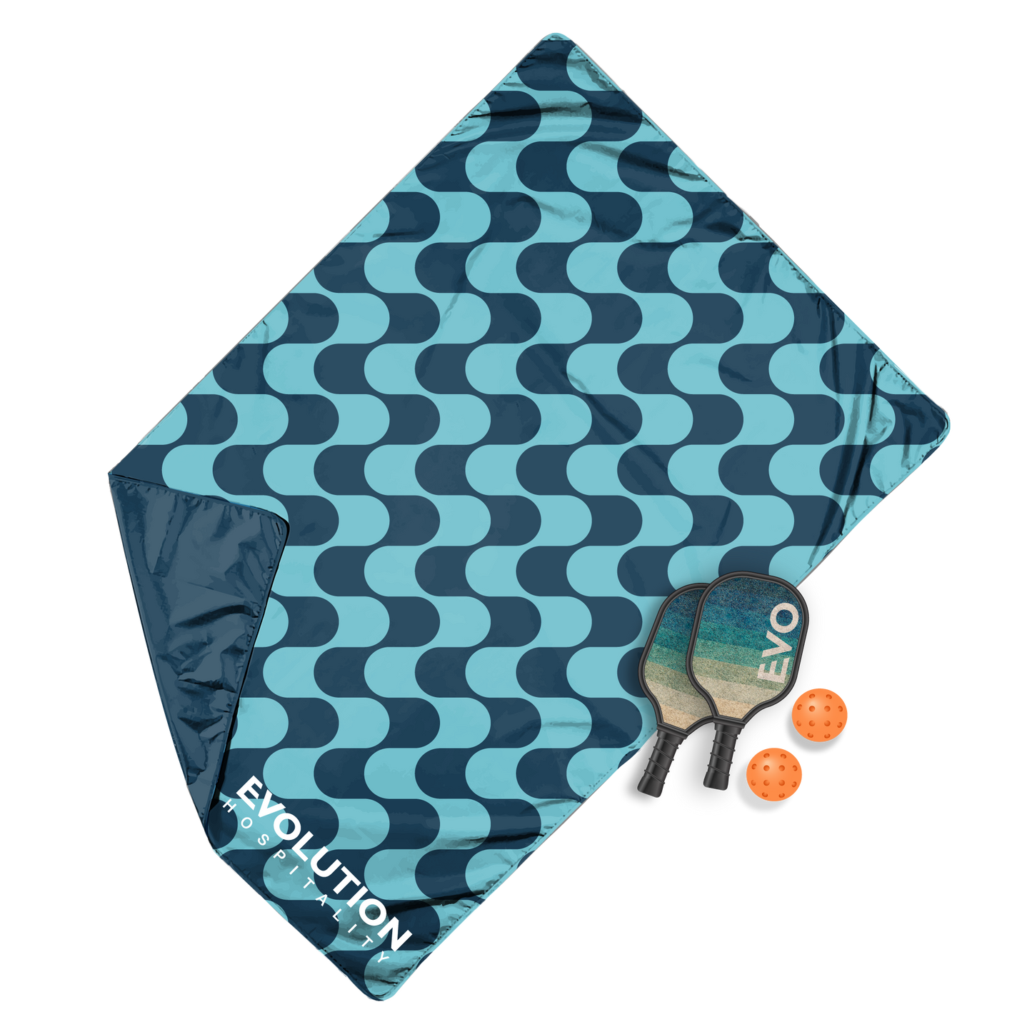 Lay Out & Play Out Pickle Ball & Picnic Blanket Set