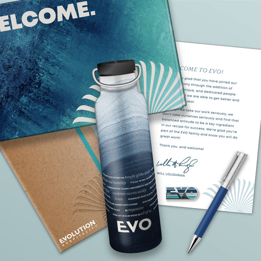 'Welcome to EVO' Box