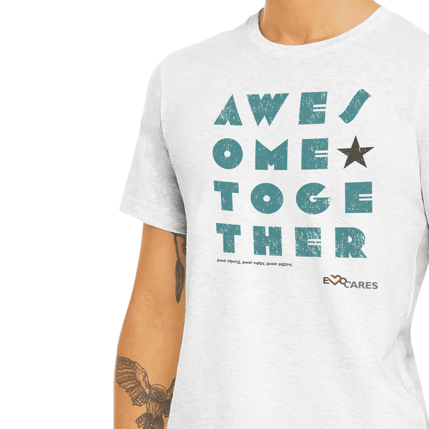 Look Awesome Doing Something Awesome • EvoCares Shirt #2