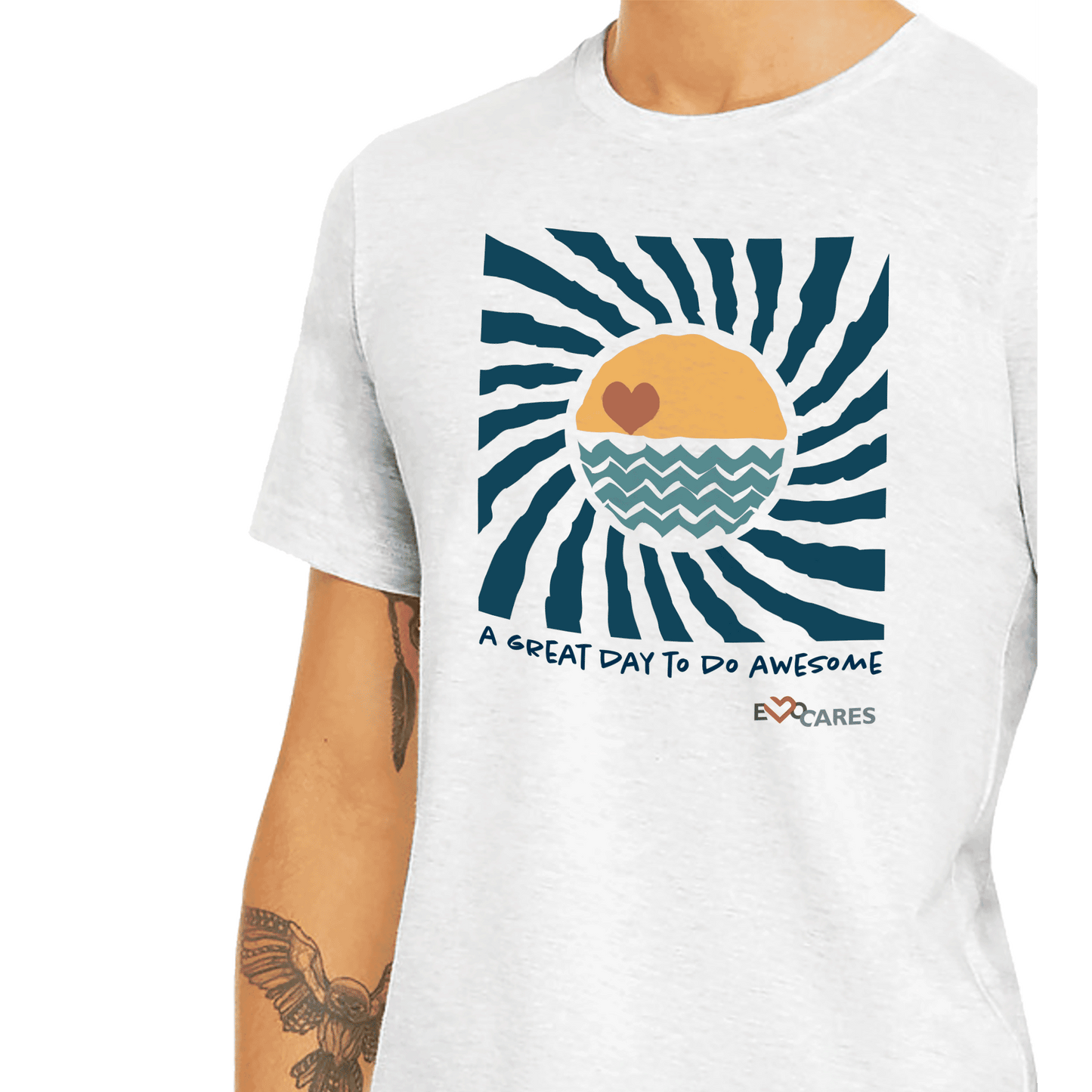 Look Awesome Doing Something Awesome • EvoCares Shirt #1